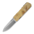 Maserin Silver Elmax sulankstomas peilis, Poplar Wood