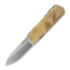 Coltello pieghevole Maserin Silver Elmax, Poplar Wood