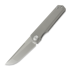 Maxace Baby Racoon Dog sulankstomas peilis, Smooth Titanium