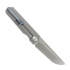 Maxace Baby Racoon Dog sulankstomas peilis, Smooth Titanium