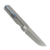 Maxace Baby Racoon Dog kääntöveitsi, Smooth Titanium