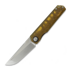 Maxace Baby Racoon-V kääntöveitsi, Amber PEI