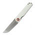 Maxace Baby Racoon-V sulankstomas peilis, Ivory G-10
