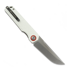 Maxace Baby Racoon-V sulankstomas peilis, Ivory G-10