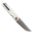 Maxace Baby Racoon-V kääntöveitsi, Ivory G-10
