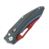 Maxace Babylon-A 折叠刀, Blue Carbon Fiber, Red Cerakote