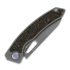 Maxace Black Mirror sulankstomas peilis, Grey Handle CF Inlay