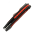 Saliekams nazis Maxace Black Mirror S, Black G-10 & Red Aluminum