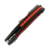 Saliekams nazis Maxace Black Mirror S, Black G-10 & Red Aluminum
