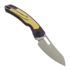 Saliekams nazis Maxace Black Mirror S, Purple G-10 & Yellow Aluminum