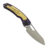 Saliekams nazis Maxace Black Mirror S, Purple G-10 & Yellow Aluminum