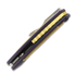 Saliekams nazis Maxace Black Mirror S, Purple G-10 & Yellow Aluminum