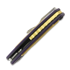Saliekams nazis Maxace Black Mirror S, Purple G-10 & Yellow Aluminum