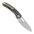 Maxace Black Mirror kääntöveitsi, stonewash, carbon fiber