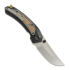Maxace Blacklight 01 sulankstomas peilis, Black PVD Titanium & Brass/Copper