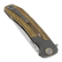 Maxace Goliath 2.0 sulankstomas peilis, brown canvas micarta