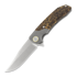 Maxace Goliath 2.0 CPM S90V Bowie sulankstomas peilis, gold shred carbon fiber