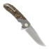 Maxace Goliath 2.0 CPM S90V Bowie sulankstomas peilis, gold shred carbon fiber