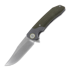 Maxace Goliath 2.0 CPM S90V Bowie sulankstomas peilis, green canvas micarta