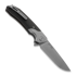 Maxace Goliath 2.0 CPM S90V sulankstomas peilis, Damascus, CF Handle