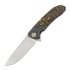 Maxace Goliath 2.0 sulankstomas peilis, gold shred carbon fiber