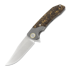 Maxace Goliath 2.0 M390 Bowie sulankstomas peilis, gold shred carbon fiber