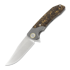 Maxace Goliath 2.0 M390 Bowie kääntöveitsi, gold shred carbon fiber