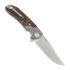 Maxace Goliath 2.0 M390 Bowie sulankstomas peilis, gold shred carbon fiber
