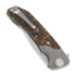 Maxace Goliath 2.0 M390 Bowie sulankstomas peilis, gold shred carbon fiber