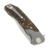 Maxace Goliath 2.0 M390 Bowie kääntöveitsi, gold shred carbon fiber