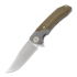 Maxace Goliath 2.0 M390 Bowie sulankstomas peilis, green canvas micarta