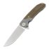 Maxace Goliath 2.0 M390 kääntöveitsi, green canvas micarta