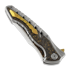 Maxace Hive sulankstomas peilis, gold marble carbon fiber