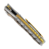 Maxace Hive folding knife, gold marble carbon fiber