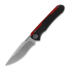 Maxace Kestrel sulankstomas peilis, Aluminum Black G10