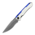 Maxace Kestrel 折叠刀, Aluminum White G10
