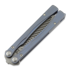 Maxace Loran II Comb balisong trainer, Blue Titanium