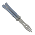 Maxace Loran II Wrench balisong trainer, Blue Titanium