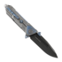 Maxace Mammoth 折叠刀, drop point, 藍色