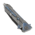 Maxace Mammoth sulankstomas peilis, drop point, mėlyna