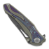 Maxace Midnightcat Amber Timascus sulankstomas peilis, ruda