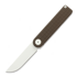 Maxace Nebula sulankstomas peilis, Brown Titanium, White Cerakote