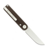 Maxace Nebula sulankstomas peilis, Brown Titanium, White Cerakote