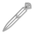 Нож бабочка Maxace Obsidian Spearpoint, light grey