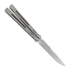 Maxace Obsidian Spearpoint balisong, light grey, latchless