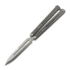 Navaja mariposa Maxace Obsidian Stonewash Dark Gray Titanium