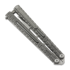 Нож пеперуда Maxace Obsidian Stonewash Dark Gray Titanium
