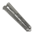 Navaja mariposa Maxace Obsidian Stonewash Dark Gray Titanium