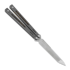 Maxace Obsidian Tanto butterfly knife, dark grey, latchless