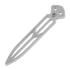 Maxace Obsidian Tanto butterfly knife, dark grey, latchless